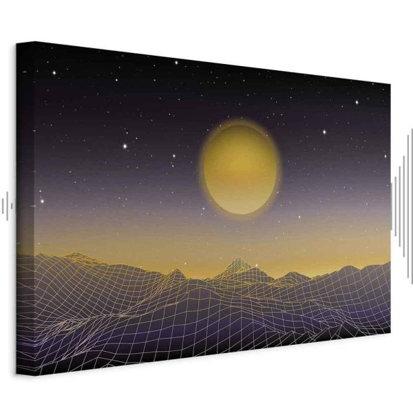 Tableau - Futuristic landscape 3 (1 Part) Wide Tableau - Futuristic landscape 3 (1 Part) Wide