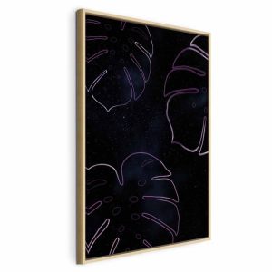Tableau - Galactic Monstera (1 Part) Vertical