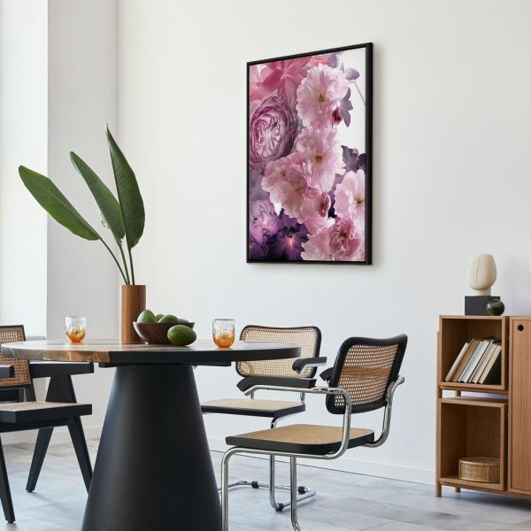 Tableau - Garden of Floral Scents (1-part) - Nature in Shades of Pink