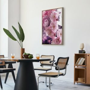 Tableau - Garden of Floral Scents (1-part) - Nature in Shades of Pink