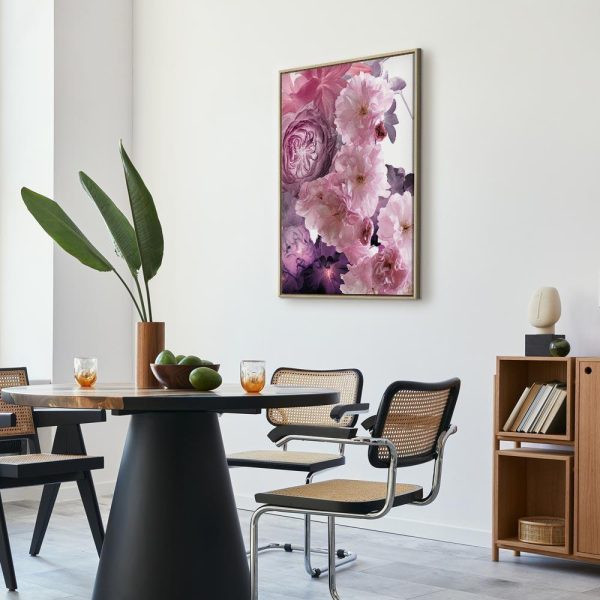 Tableau - Garden of Floral Scents (1-part) - Nature in Shades of Pink