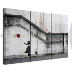 Tableau - Girl With a Balloon by Banksy
