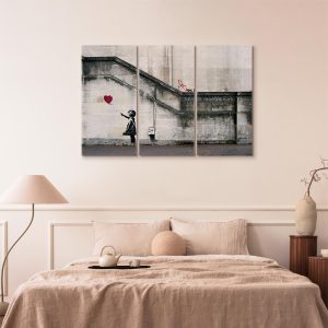 Tableau - Girl With a Balloon by Banksy