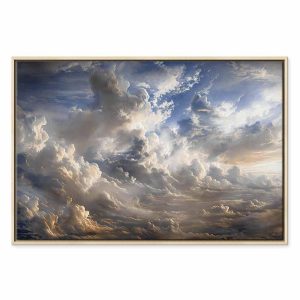 Tableau - Golden Reflections on Clouds Foretelling Dusk