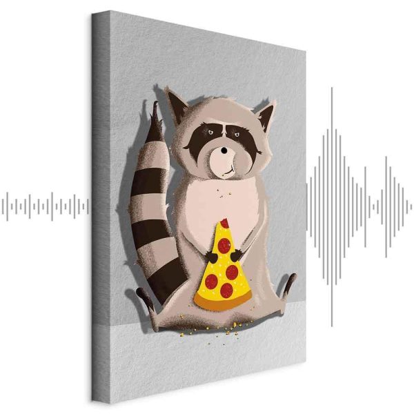 Tableau - Gourmand Raccoon (1 Part) Vertical