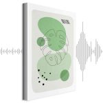 Tableau - Green Aesthetics of Monstera (1 Part) Vertical