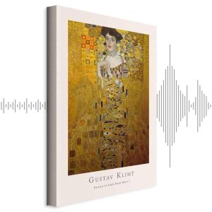 Tableau - Gustav Klimt - Portrait of Adele Bloch (1 Part) Vertical