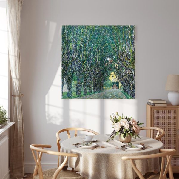 Tableau - Gustav Klimt – Avenue in the Park of Schloss Kammer