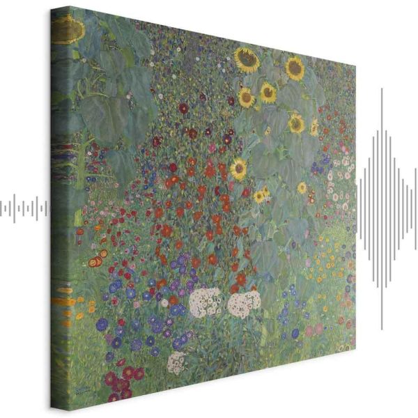 Tableau - Gustav Klimt – Farm garden with sunflowers Tableau - Gustav Klimt – Farm garden with sunflowers