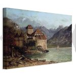 Tableau - Gustave Courbet -Chillon Castle