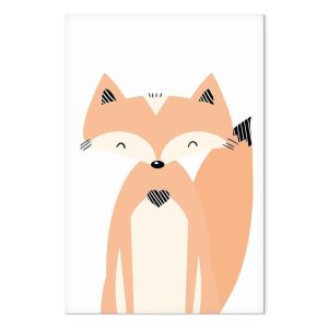 Tableau - Happy Fox (1 Part) Vertical