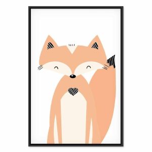 Tableau - Happy Fox (1 Part) Vertical