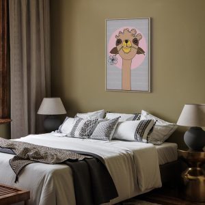 Tableau - Happy Llama (1 Part) Vertical