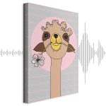 Tableau - Happy Llama (1 Part) Vertical