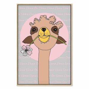 Tableau - Happy Llama (1 Part) Vertical