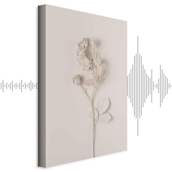 Tableau - Harmonious Rose (1 Part) Vertical Tableau - Harmonious Rose (1 Part) Vertical