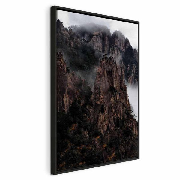 Tableau - Heart of Mountain Landscape (1-part) - Clouds Amid Rocks