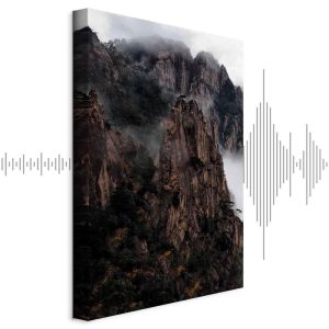 Tableau - Heart of Mountain Landscape (1-part) - Clouds Amid Rocks