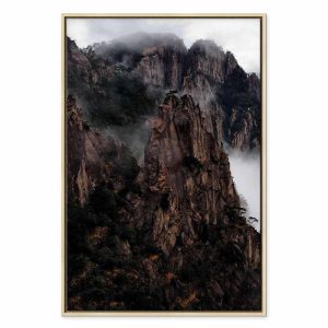 Tableau - Heart of Mountain Landscape (1-part) - Clouds Amid Rocks