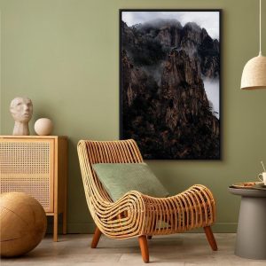 Tableau - Heart of Mountain Landscape (1-part) - Clouds Amid Rocks