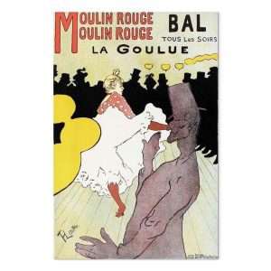 Tableau - Henri de Toulouse-Lautrec – Moulin Rouge – La Goulue