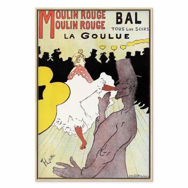 Tableau - Henri de Toulouse-Lautrec – Moulin Rouge – La Goulue