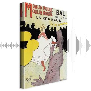 Tableau - Henri de Toulouse-Lautrec – Moulin Rouge – La Goulue