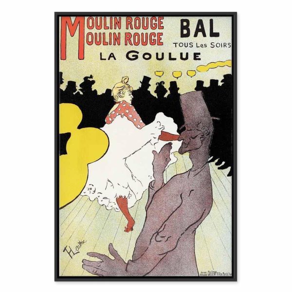Tableau - Henri de Toulouse-Lautrec – Moulin Rouge – La Goulue