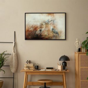 Tableau - Herons on the Hunt (1 Part) Wide