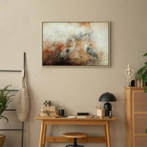 Tableau - Herons on the Hunt (1 Part) Wide