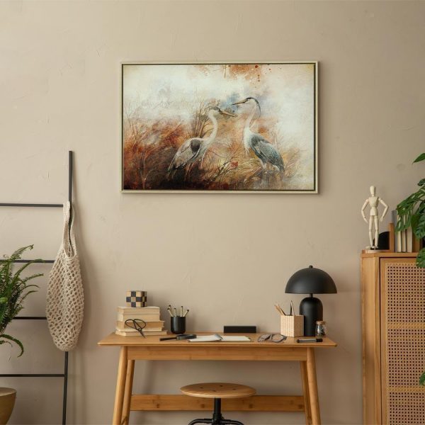 Tableau - Herons on the Hunt (1 Part) Wide