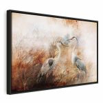 Tableau - Herons on the Hunt (1 Part) Wide