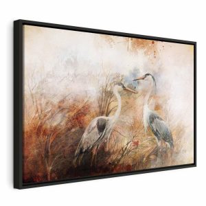 Tableau - Herons on the Hunt (1 Part) Wide