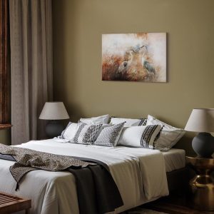 Tableau - Herons on the Hunt (1 Part) Wide