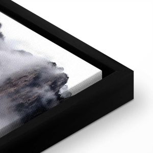 Tableau - High Mountains in Mist (1-part) - Landscape of Clouds Amid Rocks