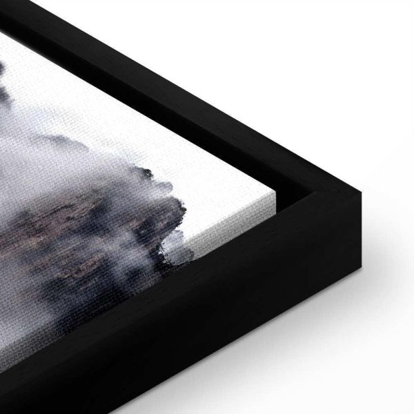 Tableau - High Mountains in Mist (1-part) - Landscape of Clouds Amid Rocks