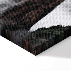 Tableau - High Mountains in Mist (1-part) - Landscape of Clouds Amid Rocks