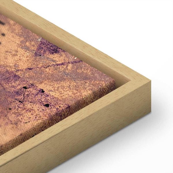 Tableau - Honey Abstraction (1 Part) Vertical