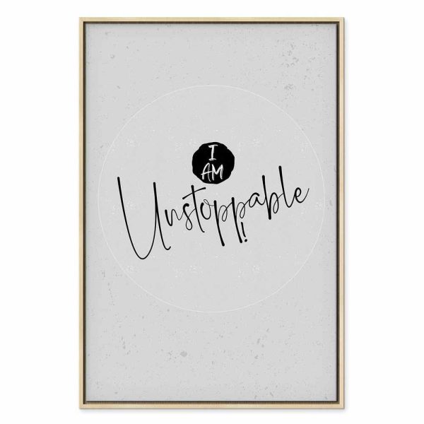 Tableau - I Am Unstoppable (1 Part) Vertical