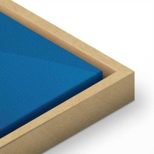 Tableau - In the Shadow of Classic Blue (1-part) - Golden Circle in Abstraction