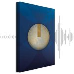 Tableau - In the Shadow of Classic Blue (1-part) - Golden Circle in Abstraction