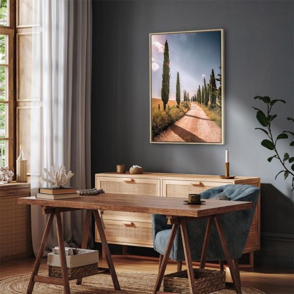 Tableau - Italian cypresses (1 Part) Vertical