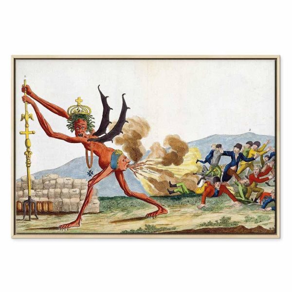 Tableau - Jacques-Louis David – Caricature of the English Government