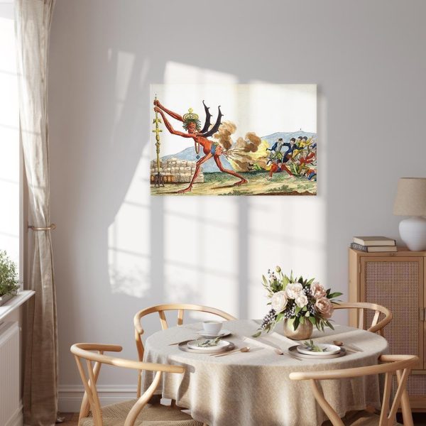 Tableau - Jacques-Louis David – Caricature of the English Government