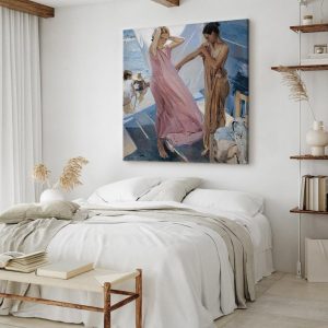 Tableau - Joaquín Sorolla y Bastida – After Bathing, Valencia