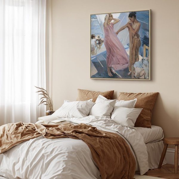 Tableau - Joaquín Sorolla y Bastida – After Bathing, Valencia