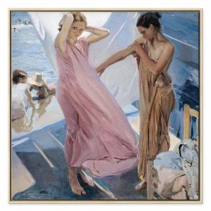 Tableau - Joaquín Sorolla y Bastida – After Bathing, Valencia