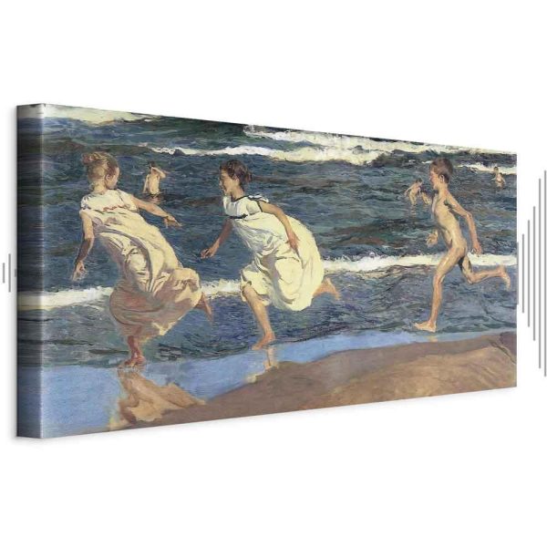 Tableau - Joaquín Sorolla y Bastida – Running along the Beach