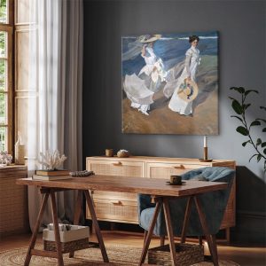 Tableau - Joaquín Sorolla y Bastida – Strolling along the Seashore