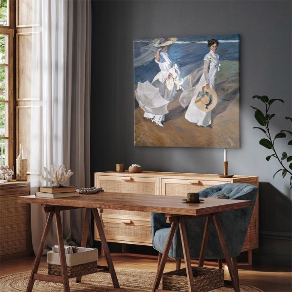 Tableau - Joaquín Sorolla y Bastida – Strolling along the Seashore